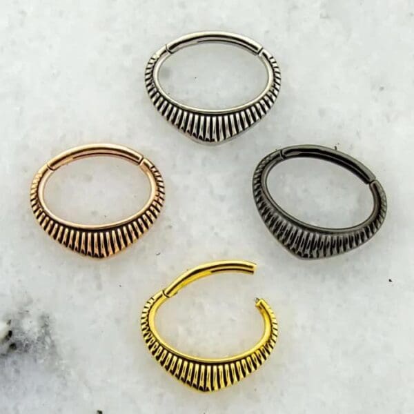 pointed tribal septum clicker